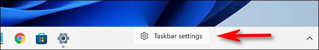 Ẩn thanh Taskbar trên Windows 11