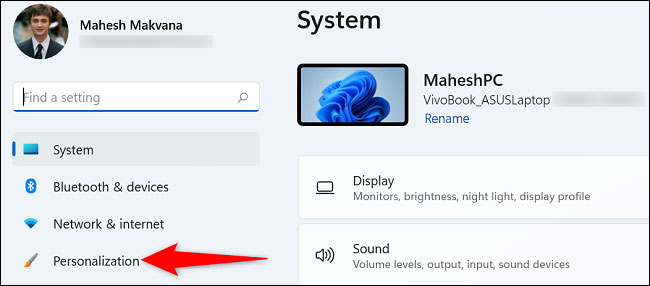 Ẩn thanh tác vụ của Windows 11 trên màn hình phụ