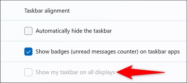 Show My Taskbar on All Displays