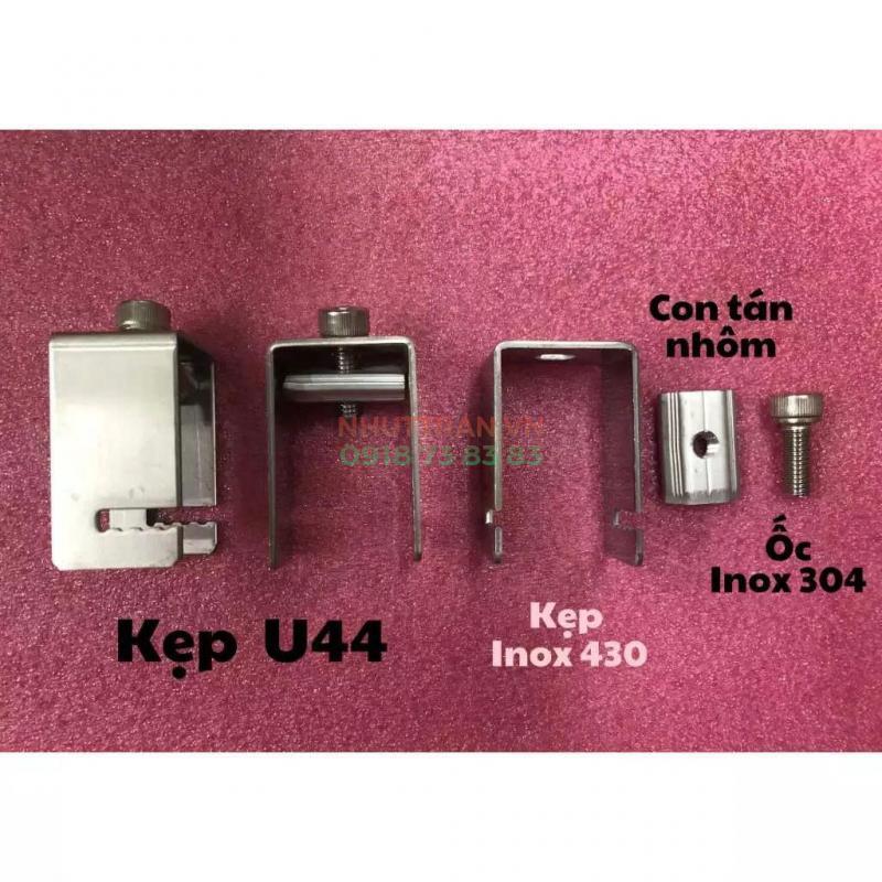 Kẹp U dưới Tấm pin Năng Lượng Mặt Trời U44 loại Inox 430 Kẹp U dưới Tấm pin Năng Lượng Mặt Trời U44 loại Inox 430