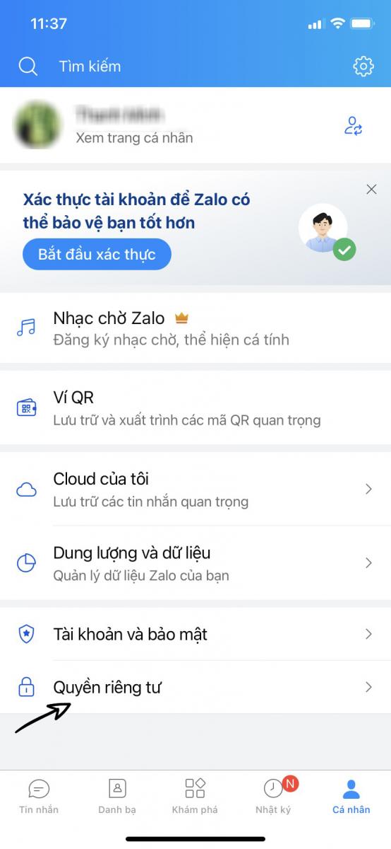 Cách tắt thông báo sinh nhật trên Zalo của chính bạn