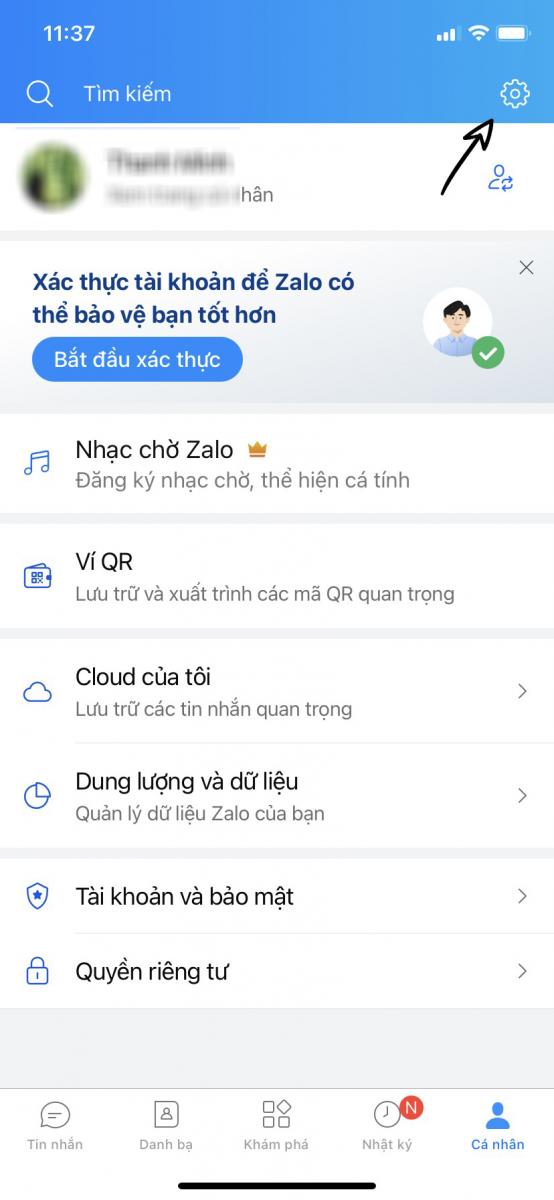 Cách tắt thông báo sinh nhật trên Zalo của bạn bè