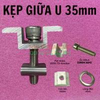 Kẹp giữa năng lượng mặt trời 30/35/40mm - Có Ốc Tán Inox 304