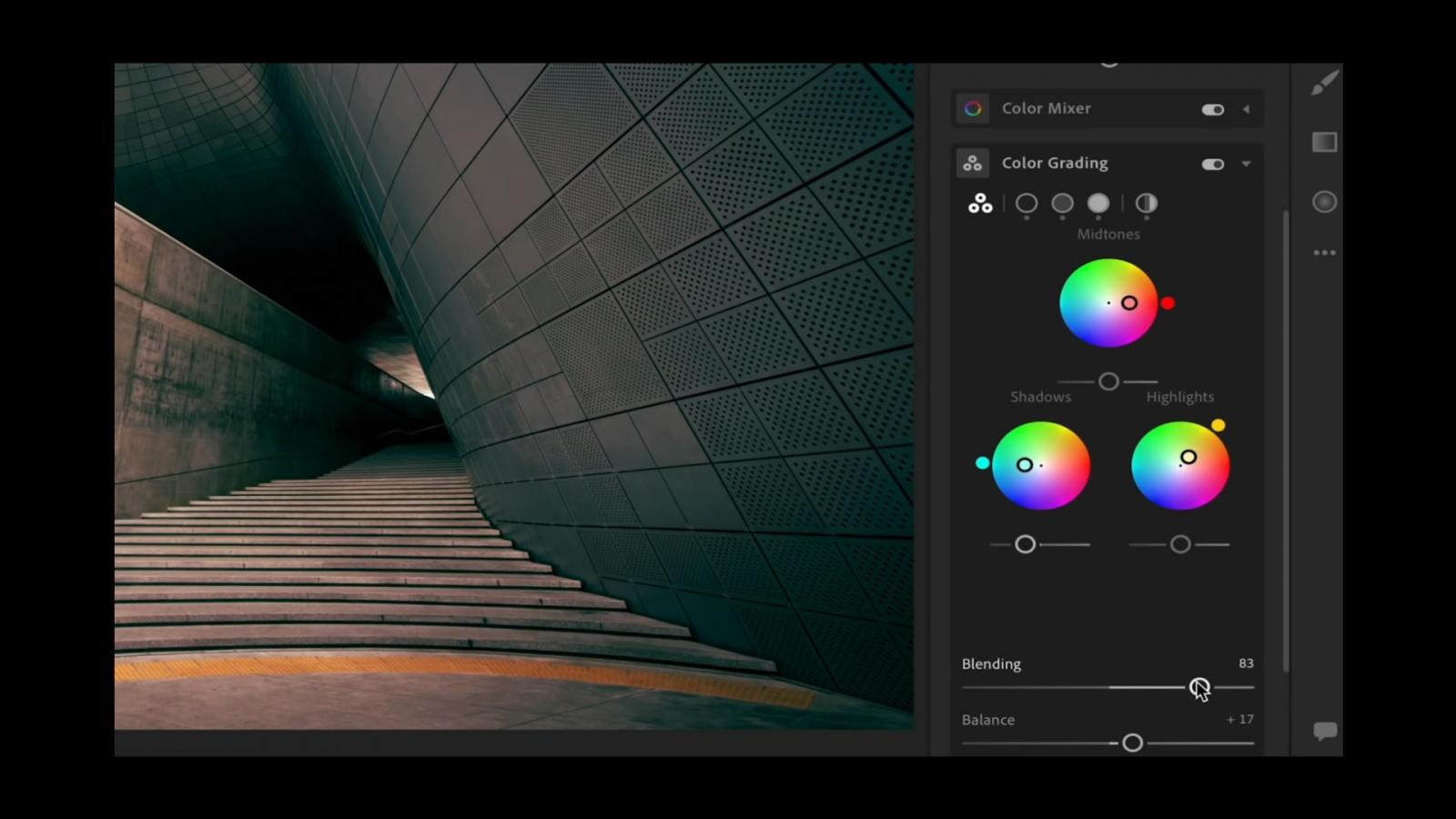 Color Grading có nhiệm vụ gì trong Adobe Lightroom?
