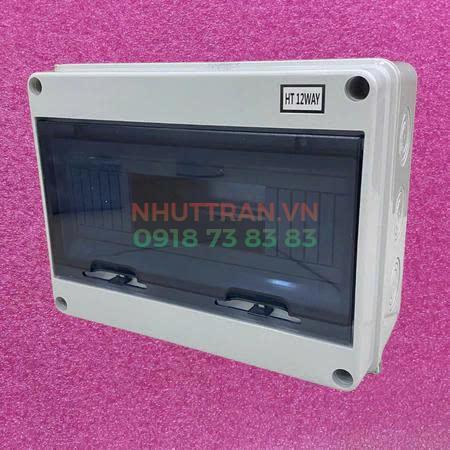 Tủ Điện Nhựa ABS Chống Nước 12 Way / 12 Tép – Giải Pháp Bảo Vệ Điện An Toàn & Bền Bỉ